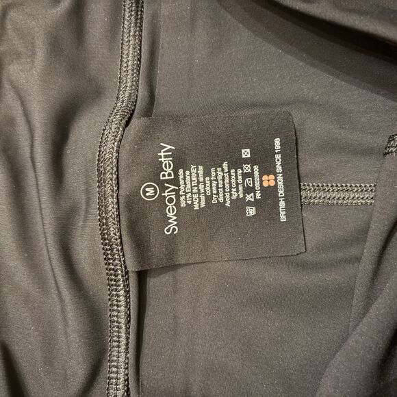 Sweaty Betty Leggings Womens Size Medium Black Cropped - Picture 5 of 7